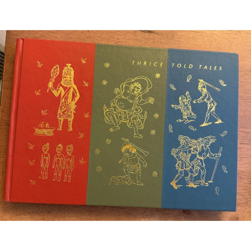 Thrice Told Tales Folk Tales from Three Continents, Ltd Edition #1960 VTG